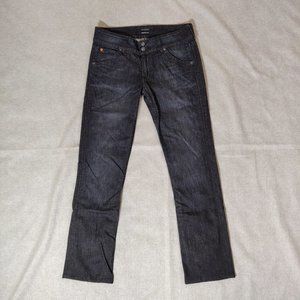 Hudson Black Straight Leg Jean Size 29